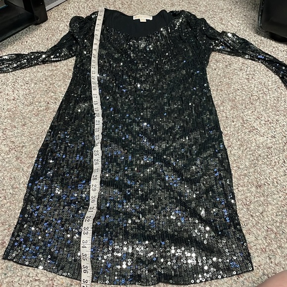 Michael kors - new sequin cowl neck long sleeve dress - Picture 10 of 11